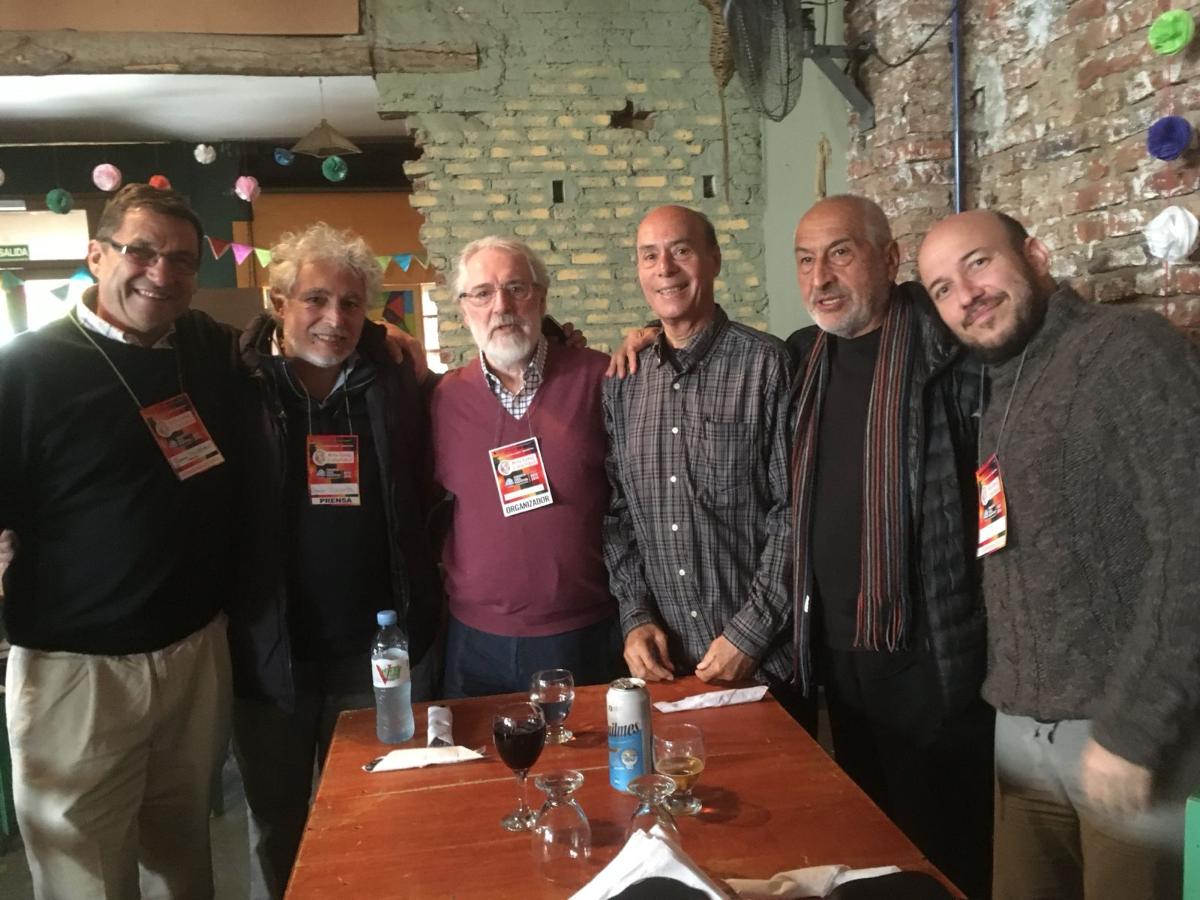 Jean Claude Wilkens de Bélgica, Alejandro Scarpeta de Mendoza, Guido López Gavilán de Cuba, Reynaldo Puebla Argentina/Brasil y Sergio Sansao de Brasil.